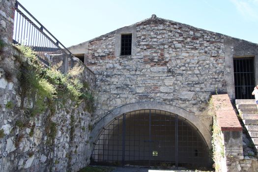 ancient castle in Brescia, a city in northern Italy