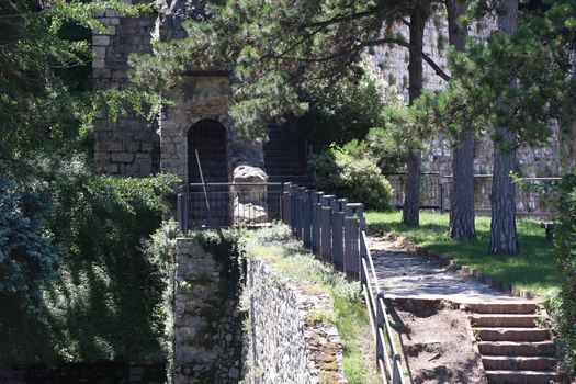 ancient castle in Brescia, a city in northern Italy