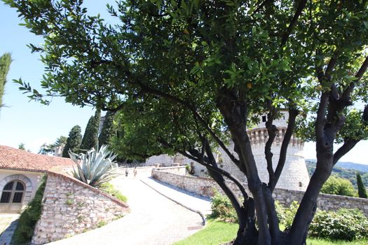 ancient castle in Brescia, a city in northern Italy