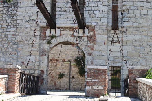 ancient castle in Brescia, a city in northern Italy