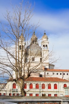 The Santa Maria della Salute church, in Venice, Veneto, Italy