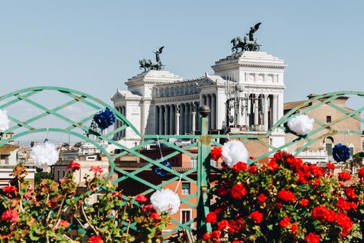 Altar of the Fatherland, Altare della Patria, also known as the National Monument to Victor Emmanuel II, Rome Italy