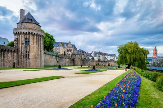 Vannes, a medieval city of Brittany (Bretagne) in France.