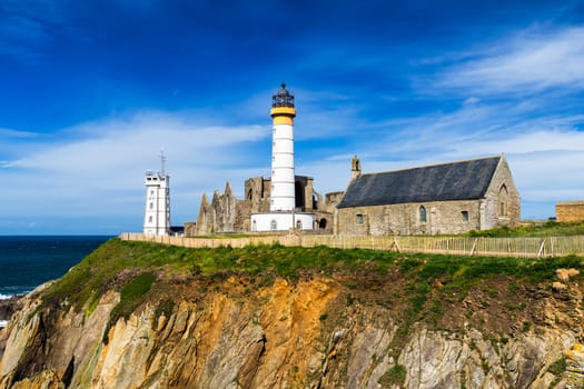 Lighthouse Pointe de Saint-Mathieu, Brittany (Bretagne), France