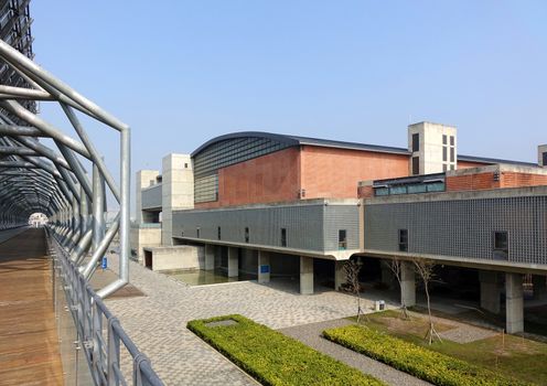 TAINAN, TAIWAN -- MARCH 4, 2014: A view of the National Museum of Taiwan History in Tainan City which was completed in 2012.