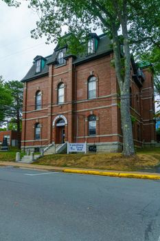 The town hall building in Lunenburg, Nova Scotia, Canada