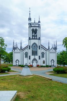 The St. Johns Anglican Church, in Lunenburg, Nova Scotia, Canada