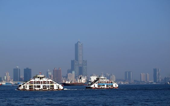 The ferry across Kaohsiung harbor is becoming a popular tourist destination