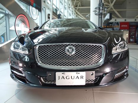 KAOHSIUNG, TAIWAN - JANUARY 13: Jaguar International introduces its all new Jaguar XJ luxury sedan in the main hall of the Taiwan High Speed Railway Corporation; Kaohsiung, January 13, 2011 