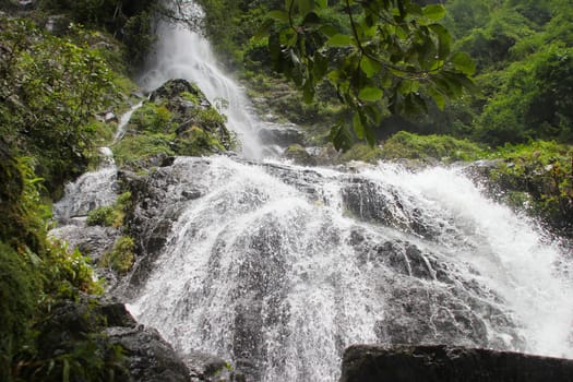 krok e dok waterfall ,khaoyai nationalpark,Saraburi,thailand.