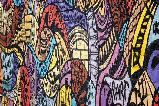 Colorful mural - Street art