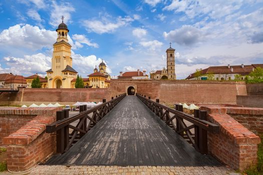 Wooden Bridge to the Alba Carolina Citadel