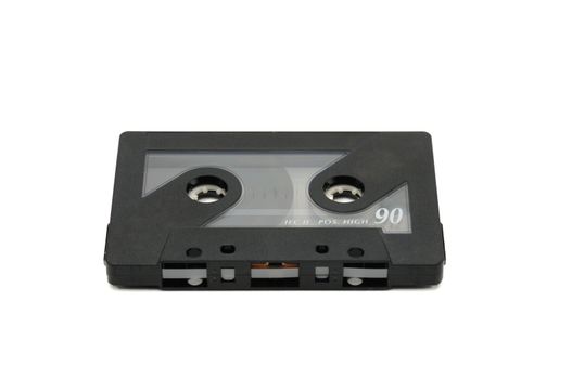 Compact audio cassette for use on audio tape recorders, music players and tape decks.Retro.