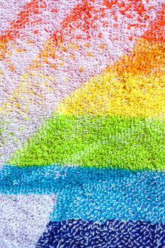 Color towel macro texture. Abstract background