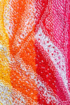 Color towel macro texture. Abstract background