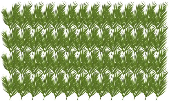 digital textile design of leaves art