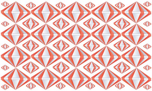 digital textile design of abstract diamond art