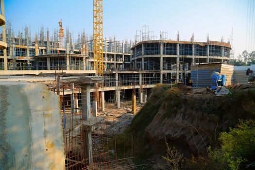 Mumbai, India - march 2018 : new construction of building in Mumbai