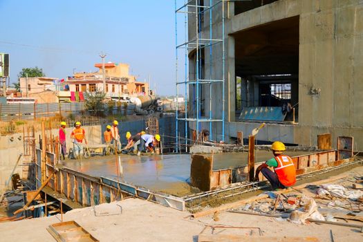 Delhi, India - march 2018 : new construction of building in Mumbai
