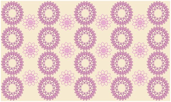 digital textile design of art on abstract background