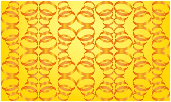 digital textile design of rings on abstract background