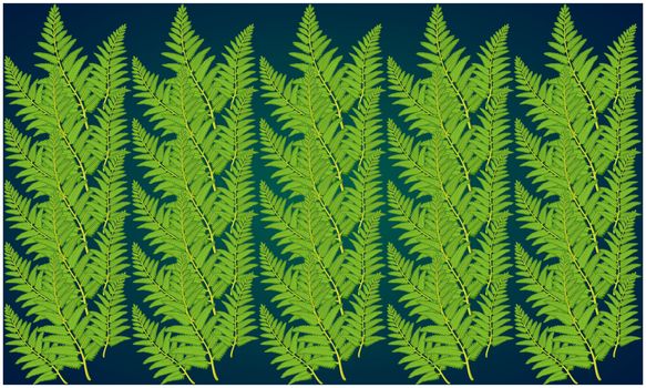 digital textile design of leaves on abstract background