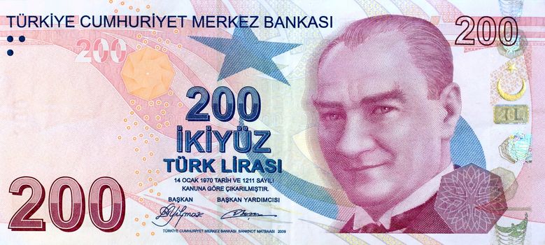 200 Lira banknote front