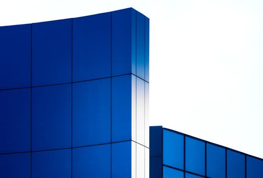 abstract background white and blue shape geometry line surface hue gradation
