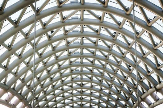 dome arch of a modern building architectural modern background pattern