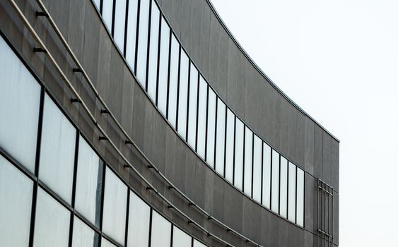 large concrete structure with empty windows