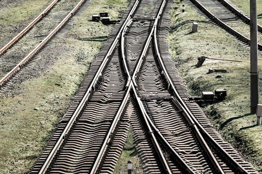 empty old railway in Ukraine crisis corruption stolen reform