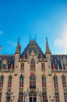 The Provinciaal Hof (Province Court) is a Neogothical building on the market place in Bruges, Belgium.