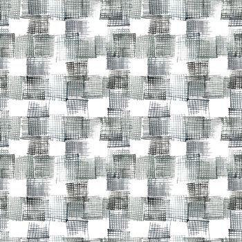 Grayscale watercolor or ink strokes. Abstract texture. Seamless pattern background.