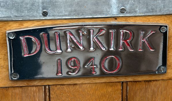 Dunkirk Boat Plaque