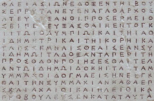Greek Inscription of a Treaty