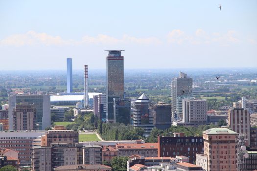 Modern architecture in Brescia in northern Italy