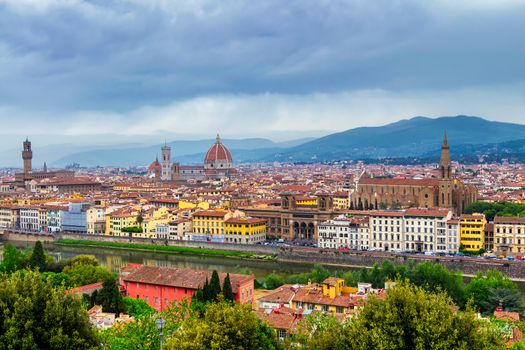 Florence panorama city skyline, Florence, Italy
