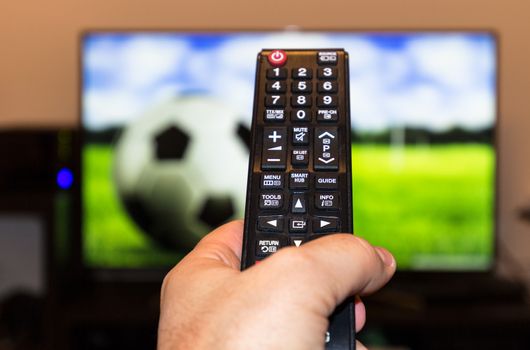 Football match and remote control