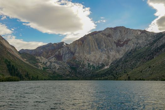 Convict Lake in the Eastern Sierra Nevada mountains, California, Mono County, California, USA. Mountain Lake at summer.