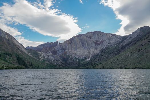 Convict Lake in the Eastern Sierra Nevada mountains, California, Mono County, California, USA. Mountain Lake at summer.