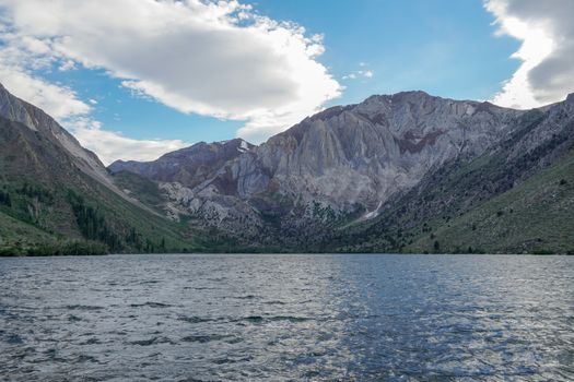 Convict Lake in the Eastern Sierra Nevada mountains, California, Mono County, California, USA. Mountain Lake at summer.