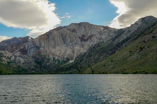 Convict Lake in the Eastern Sierra Nevada mountains, California, Mono County, California, USA. Mountain Lake at summer.