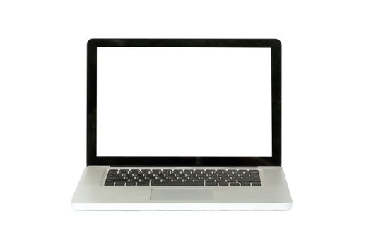 laptop isolated on white background