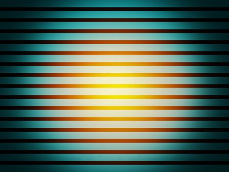 abstract gradient blue striped background with circle red yellow light in the middle