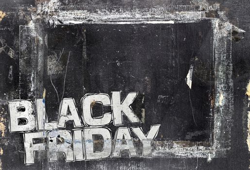 Black friday promotional template. Abstract grungy background for your design.