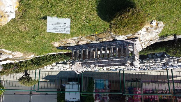 Rimini, Italy - July 12, 2019 - Theme park Italy in Miniature (Italia in Miniatura) in Rimini, Italy - Reproduction of famous attractions in a small scale