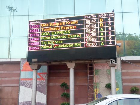 Hazrat Nizamuddin railway station in South Delhi Division of the Northern Railway zone of the Indian Railways was upgraded to help relieve congestion at New Delhi Railway Station. India August 2019