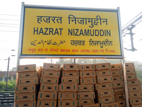 Hazrat Nizamuddin railway station in South Delhi Division of the Northern Railway zone of the Indian Railways was upgraded to help relieve congestion at New Delhi Railway Station. India August 2019