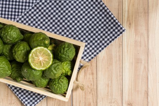 Bergamots put together in a wood box.