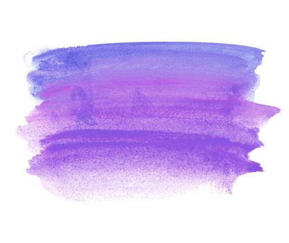 Art hand brush strokes painting watercolor on white background.